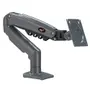 Imagem de Suporte de Mesa Articulado para Monitor de 17" a 35" ELG, com Pistão a Gás e Cabo HDMI 2.0, VESA, Grafite - F98HDMI