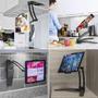 Suporte De Mesa Parede Para Tablet Celular Smartphone Kindle - RIOSUL STORE Imagem de Suporte De Mesa Parede Para Tablet Celular Smartphone Kindle