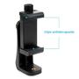 Imagem de Suporte De Mesa Universal Para Montagem Em Tripé Com Clipe Para Celular De 360 Graus Compatível Com