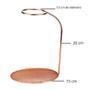Imagem de Suporte de Metal Rose Gold p/ Filtro de Café e Caneca 20 cm CK4888
