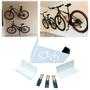 Imagem de Suporte De Parede Bike Mtb Speed Tipo 3v Bicicleta Branco