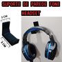 Imagem de Suporte De Parede Para Fone Headset e Headphone Gamer Com Fita Dupla Face