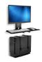 Imagem de Suporte de Parede para Monitor e Teclado Mount-It! com Suporte para CPU