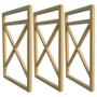 Imagem de Suporte De Prateleira Estilo Industrial Kit Três Peças 20x37