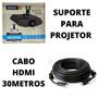 Imagem de Suporte de Teto P/ Projetor - Multiproj-20 Com Cabo HDMI 30m - 30 Metros