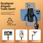 Imagem de Suporte de Tripé para Smartphone e Celular - Compatível com iPhone