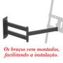 Suporte de TV até 65" Braço Longo 65 cm Articulado Vesa até 600x400 - MULTIFORMA Imagem de Suporte de TV até 65" Braço Longo 65 cm Articulado Vesa até 600x400