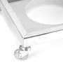 Imagem de Suporte de Vaso ou Cachepot Quadrado 25x25 cm com Base - Inox