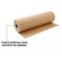 Imagem de Suporte duplo + bobinas de papel kraft 40/60cm  bancada mesa balcão reforçado loja comércio embalagem 