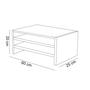 Imagem de Suporte Duplo Para Monitor Em Mdf Madeirado F031