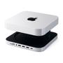 Imagem de Suporte e Cubo de Alumínio Satechi para Mac Mini, USB-C, Branco - ST-ABHFS