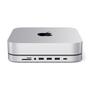 Imagem de Suporte e Cubo de Alumínio Satechi para Mac Mini, USB-C, Branco - ST-ABHFS