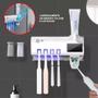 Imagem de Suporte Elétrico Esterilizador para Escovas de Dente - Elegância em Branco