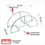 Imagem de Suporte Enrolador Mangueira Reforçado