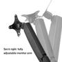 Imagem de Suporte Ergonômico para Monitor Duplo - Sem Gaiola - para Mesa
