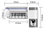 Imagem de Suporte Escova de Dentes Esterilizador Com Luz UV Antibacteriano ou sem luz Decoracão Banheiro Carregamento de energia
