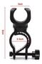 Imagem de Suporte Farolete/ Lanterna Tatica/guidão Bicicleta Bike Cor Preto