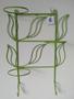 Suporte Ferro Plantas Folhas 3 Vasos 2 Ganchos jardim vertical parede 55x40 - Shoppingnet Imagem de Suporte Ferro Plantas Folhas 3 Vasos 2 Ganchos jardim vertical parede 55x40