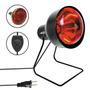 Imagem de Suporte Fisioterapia Preto Com Dimmer Lâmpada 250w 110v