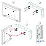 Imagem de Suporte Fixo para TV 24, 32, 39, 40, 42, 43, 44, 50, 55 polegadas Samsung, LG, Semp, Philco, TCL, AOC, Toshiba