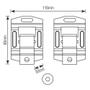 Imagem de Suporte Fixo Universal Ultra Slim Tv SBRU859 Brasforma 