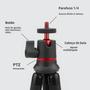 Imagem de Suporte Flexível Para Tripé Mini Polvo Com Controle Remoto Para Câmeras SLR Celular GoPro DJI