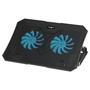 Imagem de Suporte Gamer para Notebook Bright, até 15,6, LED, 2x FANS, HUB USB, Preto - BC001