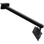 Imagem de Suporte Haste De Refletor Led Fachada 40 CM Preto Base L