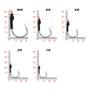 Imagem de Suporte Hook Duplo Albatroz Fishing Nº6/0 &amp 10/0 Live Bait Cartela com 2un