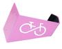 Imagem de Suporte horizontal de bicicleta rosa
