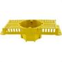 Imagem de Suporte Laje Com Caixa Brascom 25Cm Piso Amarelo - Kit C/10 Pecas