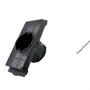 Imagem de Suporte Laje Com Caixa Emave 25Cm Piso Preto - Kit C/10 Pecas