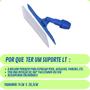 Imagem de SUPORTE LT - COM tiras autocolantes - UNYPLAS - 1 UNIDADE