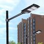 Imagem de Suporte Luminaria Solar Kit 9 Unidades Poste Barra Aço Pintura Eletrostatica Iluminaçao Segurança Jardim Quintal Estrada Praça Resistente Proteçao