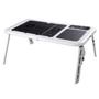 Imagem de Suporte Mesa Portatil Para Notebook e Netbook Com Cooler Dobravel Branca .