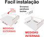 Imagem de Suporte Microondas Nicho Mdf Branco Envio Em 24hr