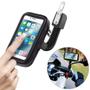 Imagem de Suporte Moto Gps Celular Smartphone Carregador Usb Case Prova Dágua 360