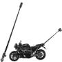 Imagem de Suporte Moto p/ Câmera 360 Graus Efeito Bastão Invisível Insta360 Extensor Retrátil Alumínio