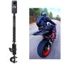 Imagem de Suporte Moto p/ Câmera 360 Graus Efeito Bastão Invisível Insta360 Extensor Retrátil Alumínio