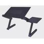 Imagem de Suporte Multifuncional  Dobrável De Cama Desk Slim Mesa Articulada Com Mousepad Para Notebook