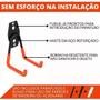 Imagem de Suporte Multiuso para Parede - Ajustável, Resistente, Ideal para Ferramentas, Utensílios e Organização de Espaços