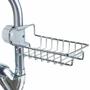 Imagem de Suporte organizador de pia e chuveiro inox porta detergente esponja shampooo rack multiuso cozinha