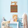 Imagem de Suporte Organizador Decorativo Carretel Linha Bobinas 42 Pinos Mdf Máquina De Costura