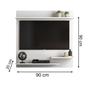 Suporte Painel Pra Tv Sala/Quarto Até 32 Polegadas Smart Plus Madri - Varias Cores- - Stucchi Gaio Imagem de Suporte Painel Pra Tv Sala/Quarto Até 32 Polegadas Smart Plus Madri - Varias Cores-