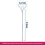 Imagem de Suporte Para Balão Com Base Vareta Cristal 33Cm Festas 50Uni
