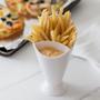 Imagem de Suporte para Batatas Fritas com Molheira Plástico