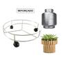 Imagem de Suporte Para Botijão De Gás Vasos Plantas Com Rodinha