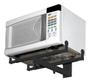 Imagem de Suporte para forno elétrico microondas  de parede Preto Multivisão F100-PR suporta 30kg