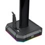 Imagem de Suporte Para Headset Redragon Scepter X Preto Com Hub Usb