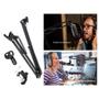Imagem de Suporte para microfone, braço suporte de mesa, tripé para microfone, live, suporte consola